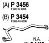 MAZDA F26340600 Exhaust Pipe